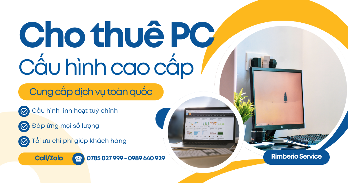 Cần thuê máy tính cấu hình cao? Quốc Đạt Computer - địa chỉ đáng tin cậy.