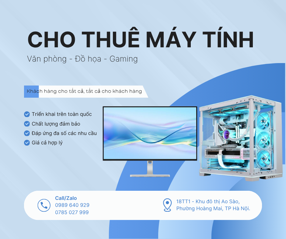 Quốc Đạt Computer Cho Thuê Máy Tính Cấu Hình Cao Uy Tín Số 1