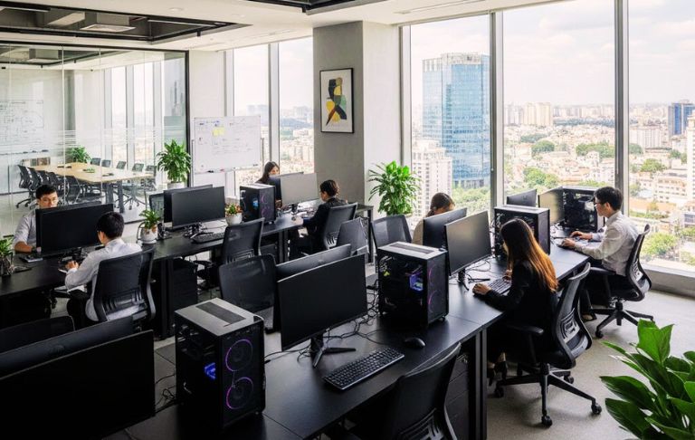 Thuê Máy Tính Cầu Giấy Giá 33K/Ngày | PC Văn Phòng, Đồ Họa QDC