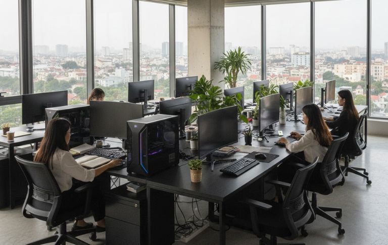 Dịch Vụ Thuê Máy Tính Đống Đa Uy Tín 2026: PC Văn Phòng, Đồ Họa Giá Chỉ Từ 33.000đ/ngày