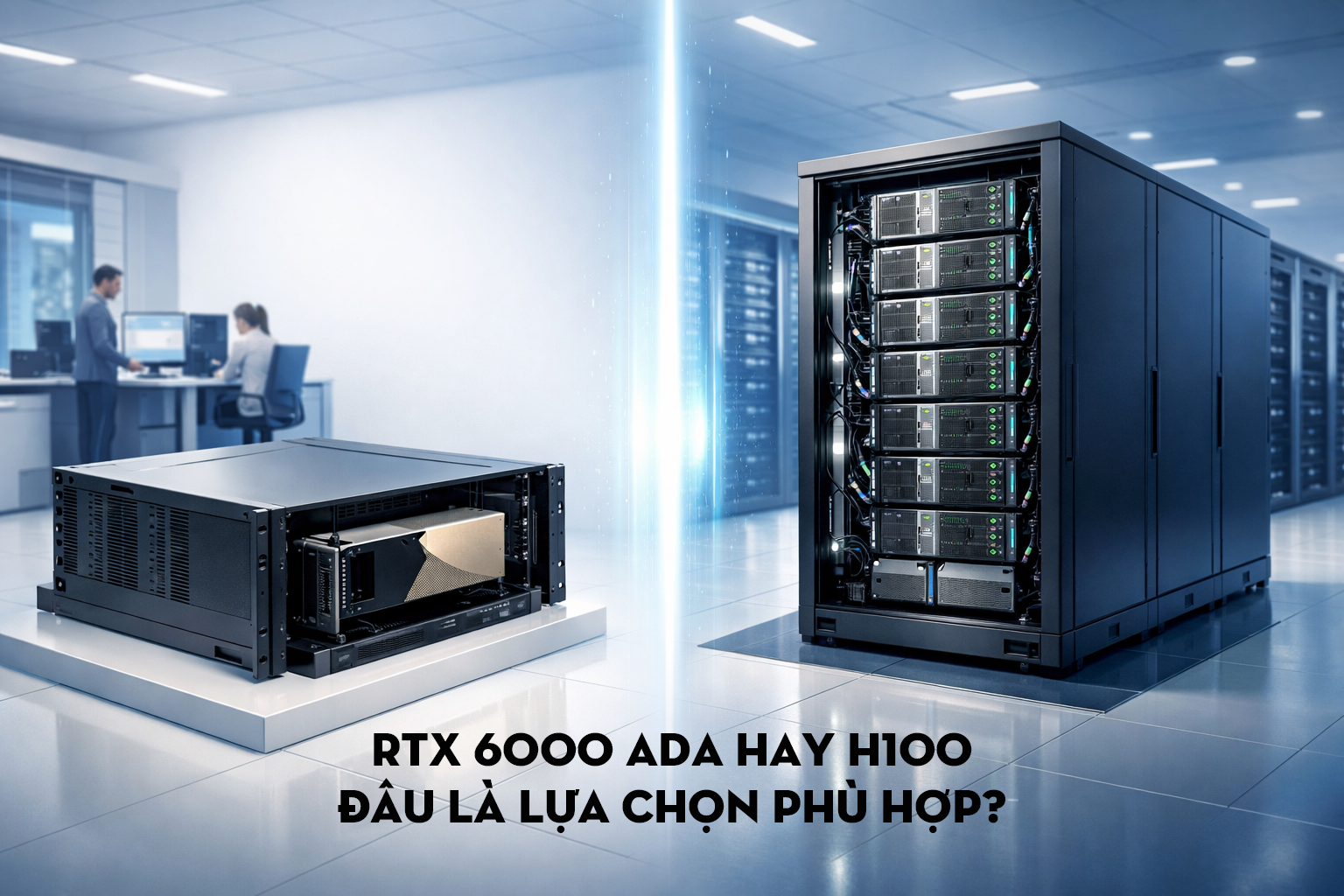 So sánh RTX 6000 Ada và H100 cho AI server tại Việt Nam