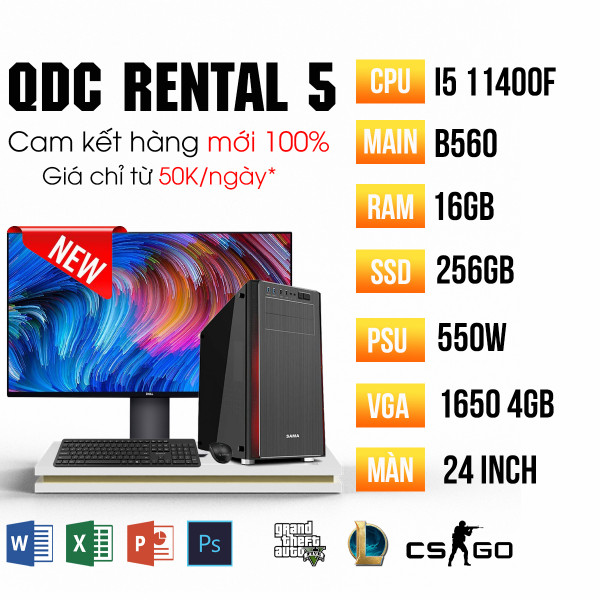 Cấu hình cho thuê máy tính QDC Rental 5
