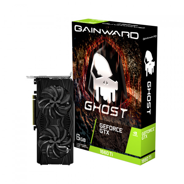 Card màn hình GAINWARD GTX 1660 Ti GHOST 6GB (6GB GDDR6, 192-bit, DVI+HDMI+DP)