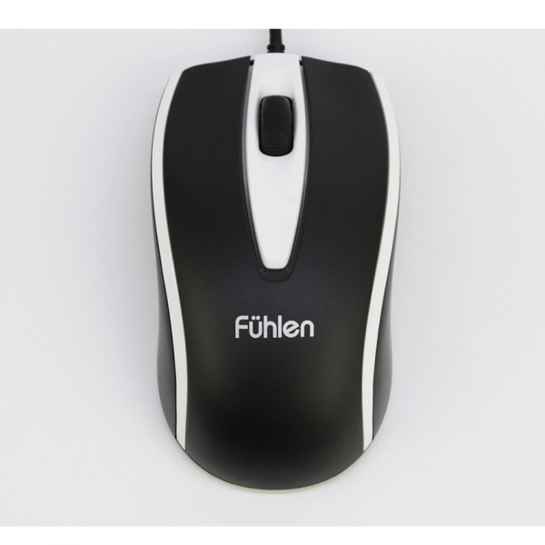 Chuột Fuhlen L102 (USB/đen trắng)
