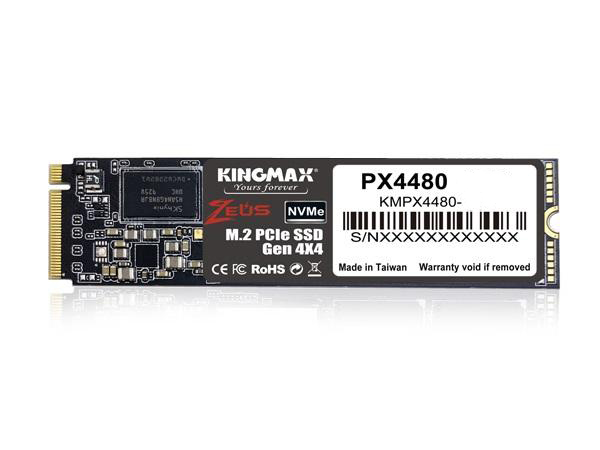 Ổ cứng SSD Kingmax Zeus PX4480 1TB M.2 2280 PCIe NVMe Gen 4x4 (Đọc 5000MB/s - Ghi 2500MB/s) - (KM1TBPX4480)