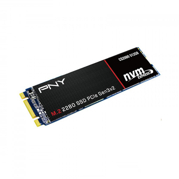 Ổ cứng SSD PNY CS2060 512GB M.2 2280 NVMe PCIe Gen 3x2 (Đọc 1600MB/s - Ghi 1000MB/s)