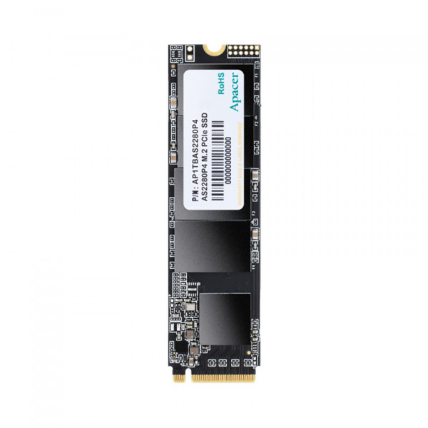 Ổ cứng SSD Apacer AS2280P4 512GB PCIe NVMe 3x4 (Đoc 2100MB/s, Ghi 1500MB/s) - (AP512GAS2280P4-1)
