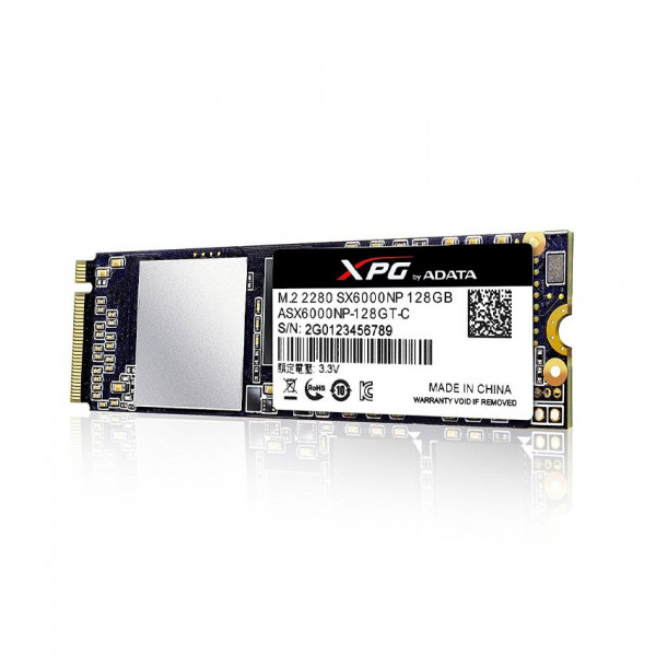 Ổ cứng SSD Adata SX6000NP Lite 128GB M.2 2280 PCIe NVMe Gen 3x4 (Đọc 1800MB/s - Ghi 1200MB/s)