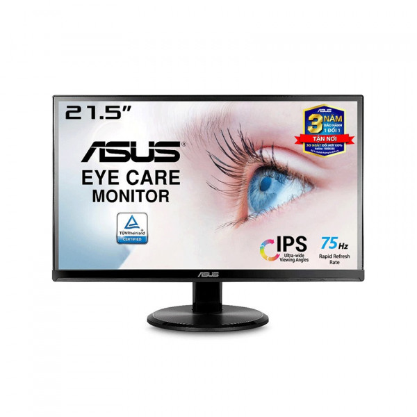 Màn hình Asus VA229HR (21.5inch/FHD/IPS/75Hz/5ms/250nits/HDMI+VGA+Audio)
