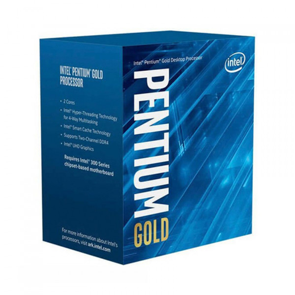 CPU Intel Pentium Gold G6500 (4.1GHz, 2 nhân 4 luồng, 4MB Cache, 58W) - Socket Intel LGA 1200)