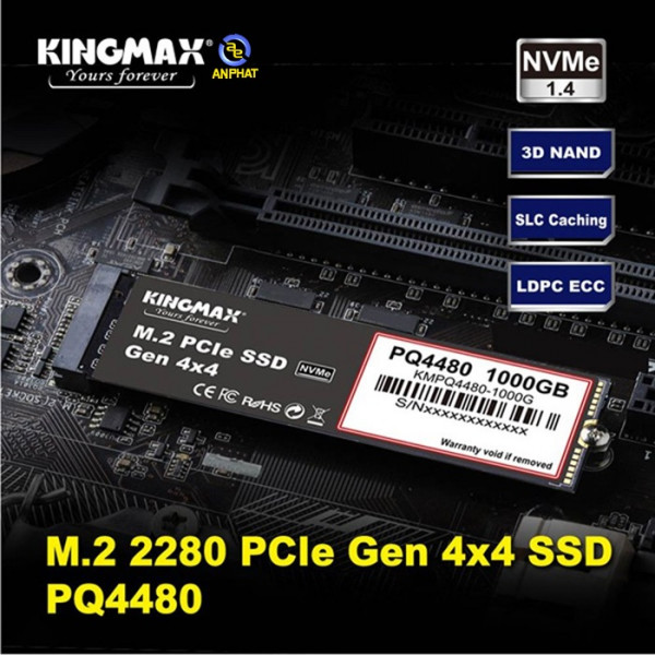 Ổ cứng SSD KINGMAX PQ4480 1000GB NVMe M.2 2280 PCIe Gen 4x4