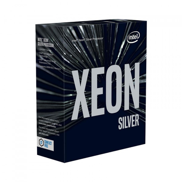 CPU Intel Xeon Silver 4210 2.20 GHz / 13.75 MB / 10 Cores, 20 Threads / LGA3647 (TRAY)