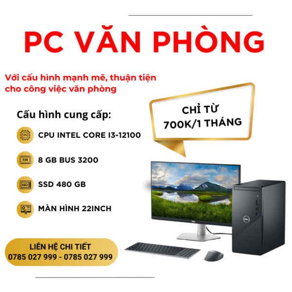 Thuê máy tính văn phòng