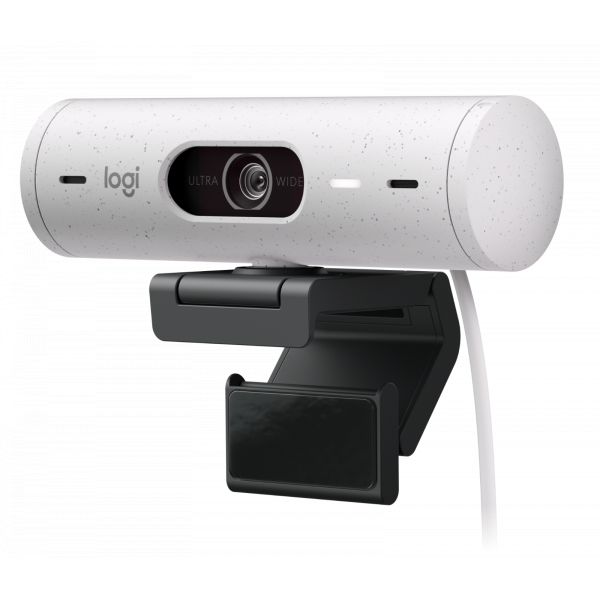 Webcam Logitech BRIO 500 1080p FHD Trắng nhạt 960-001429