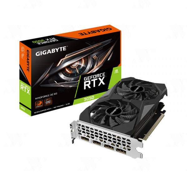 Card màn hình GIGABYTE GeForce RTX 3050 WINDFORCE OC 6G (GV-N3050WF2OC-6GD)