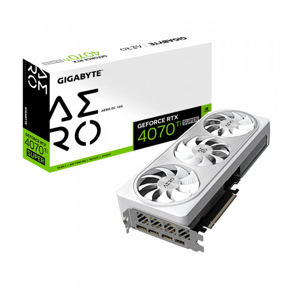 VGA Gigabyte RTX 4070 Ti Super Aero OC 16GB GDDR6X (N407TSAERO OC -16GD)