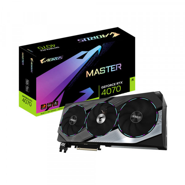 VGA Gigabyte RTX 4070 Aorus Master 12GB (N4070AORUS M-12GD)