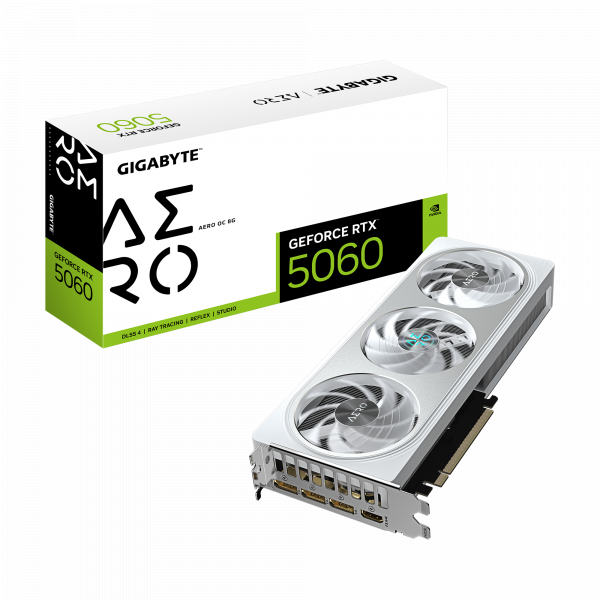 Card màn hình Gigabyte RTX 5060 AERO OC-8GD (GV-N5060AERO OC-8GD)