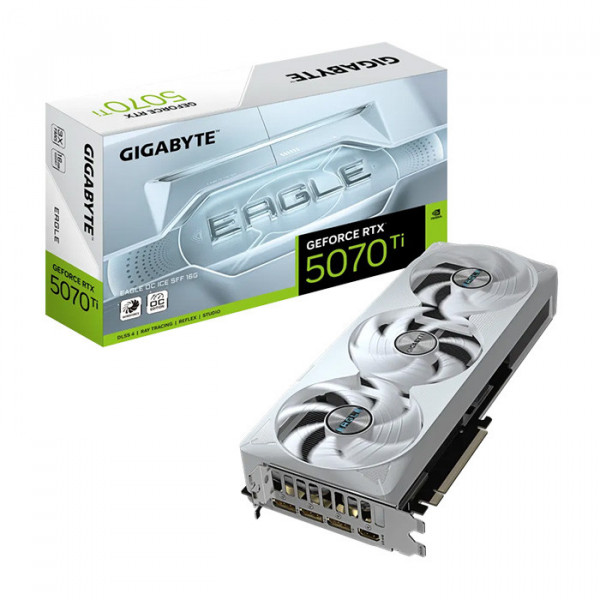 VGA Gigabyte RTX 5070 Ti EAGLE OC ICE SFF 16GB (N507TEAGLEOC ICE-16GD)