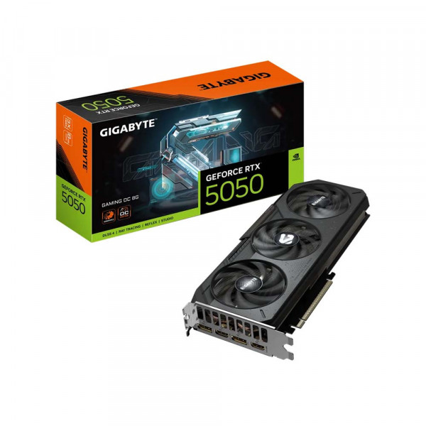 Card màn hình Gigabyte GeForce RTX 5050 Gaming OC 8G (GV-N5050GAMING OC-8GD)