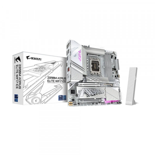 Mainboard Gigabyte Z890M AORUS ELITE WIFI7 ICE DDR5 (Bluetooth)