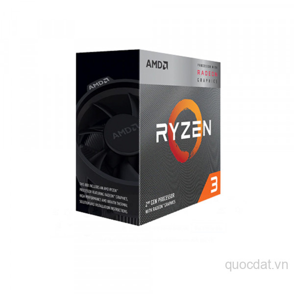 CPU AMD Ryzen 3 3200G (AMD AM4 - 4 Core - 4 Thread - Base 3.6Ghz - Turbo 4.0Ghz - Cache 6MB)