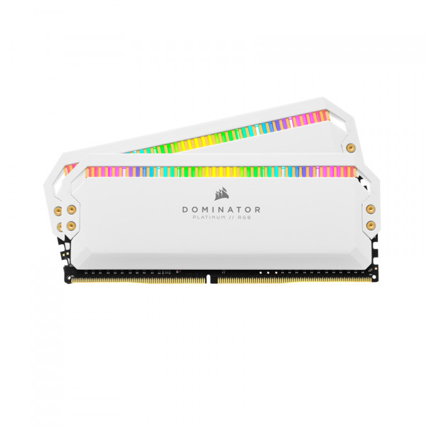 Ram Desktop Corsair Dominator Platinum White RGB (CMT32GX4M2C3200C16W) 32GB (2x16G) DDR4 3200MHz