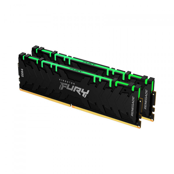Ram Desktop Kingston Fury Renegade RGB (KF432C16RBAK2/16) 16GB (2x8GB) DDR4 3200Mhz