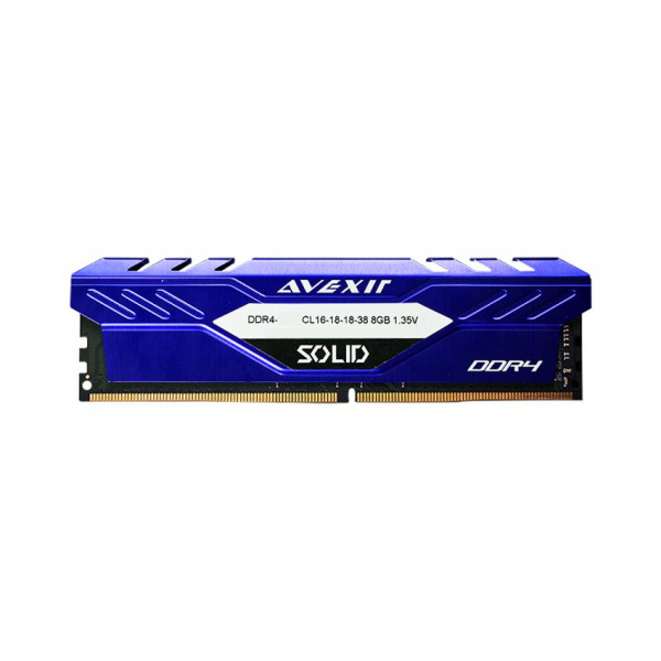 Ram Desktop AVEXIR 1SOF - SOLID BLUE (AVD4UZ326661908G-1SOF) 8GB (1x8GB) DDR4 2666Mhz 