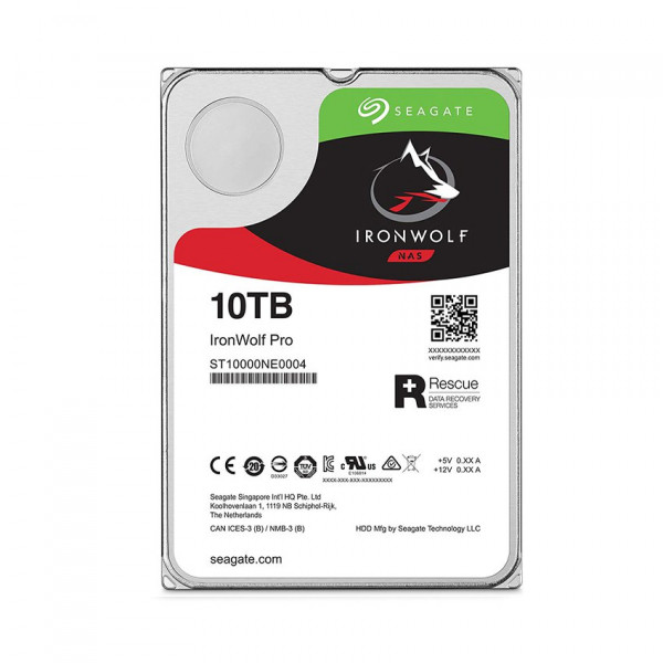 Ổ cứng HDD Seagate Ironwolf Pro 10TB 3.5 inch, 7200RPM, SATA, 256MB Cache (ST10000NE0008)
