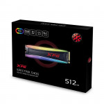 Ổ cứng SSD Adata XPG SPECTRIX S40G RGB 512GB M.2 2280 PCIe NVMe Gen 3x4 (Đọc 3500MB/s - Ghi 3000MB/s) - (AS40G-512GT-C)