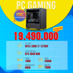 QDPC Gaming Easy 8 (I7 12700F/RTX3050/16GB/B660/256GB/RTX3050/700W)