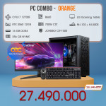 QĐ PC COMBO - ORANGE (I7 12700F/GTX306012GB/B660/16GB/256GB/700W)