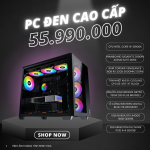 CẤU HÌNH PC ĐEN CAO CẤP - I9 13900K / VGA NVIDIA RTX A4000 16GB GDDR6